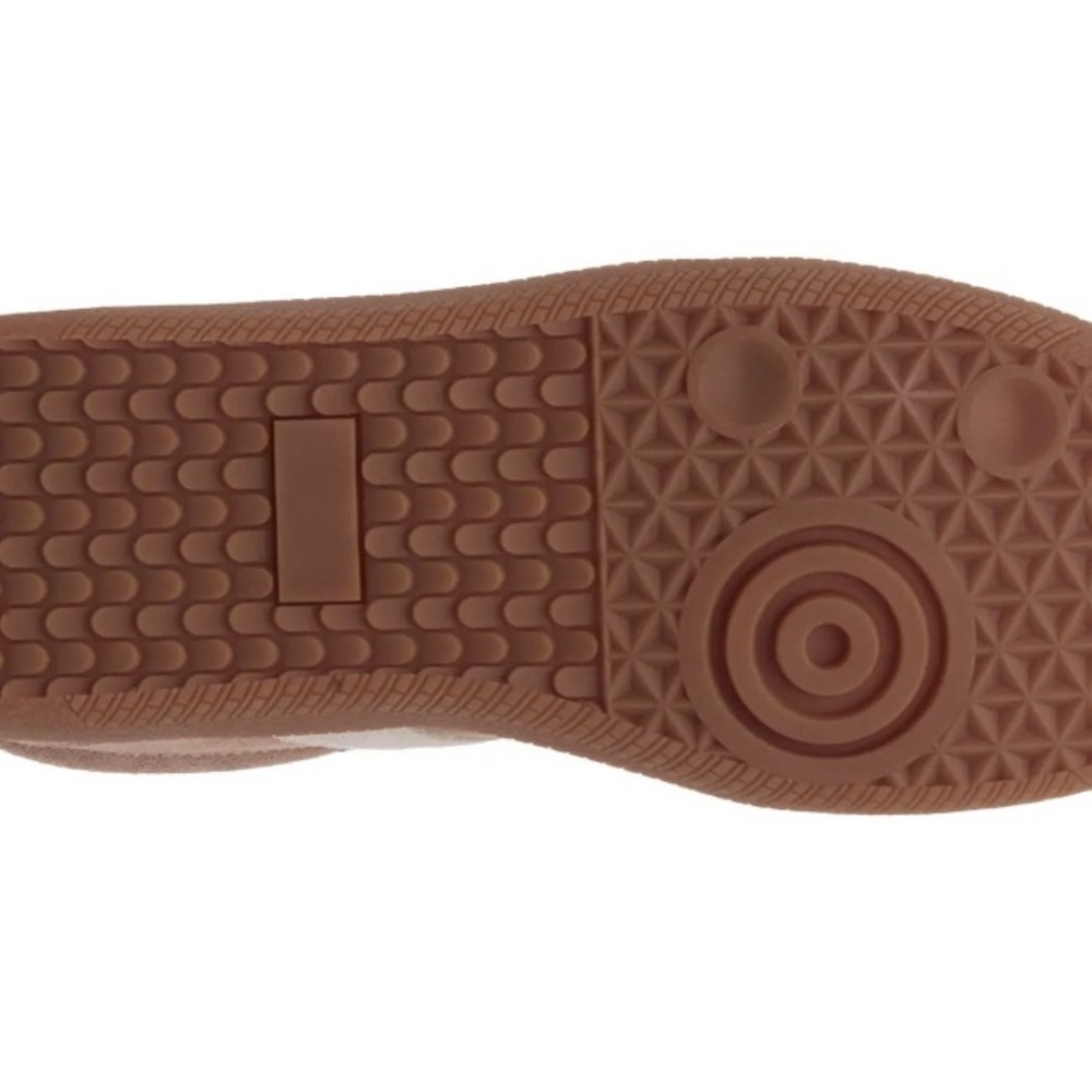 Elegant Tan Suede Women's Sneakers - Picture 6 of 7